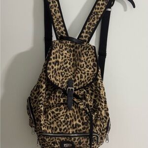 Victoria Secret PINK Leopard Print Studded Backpack